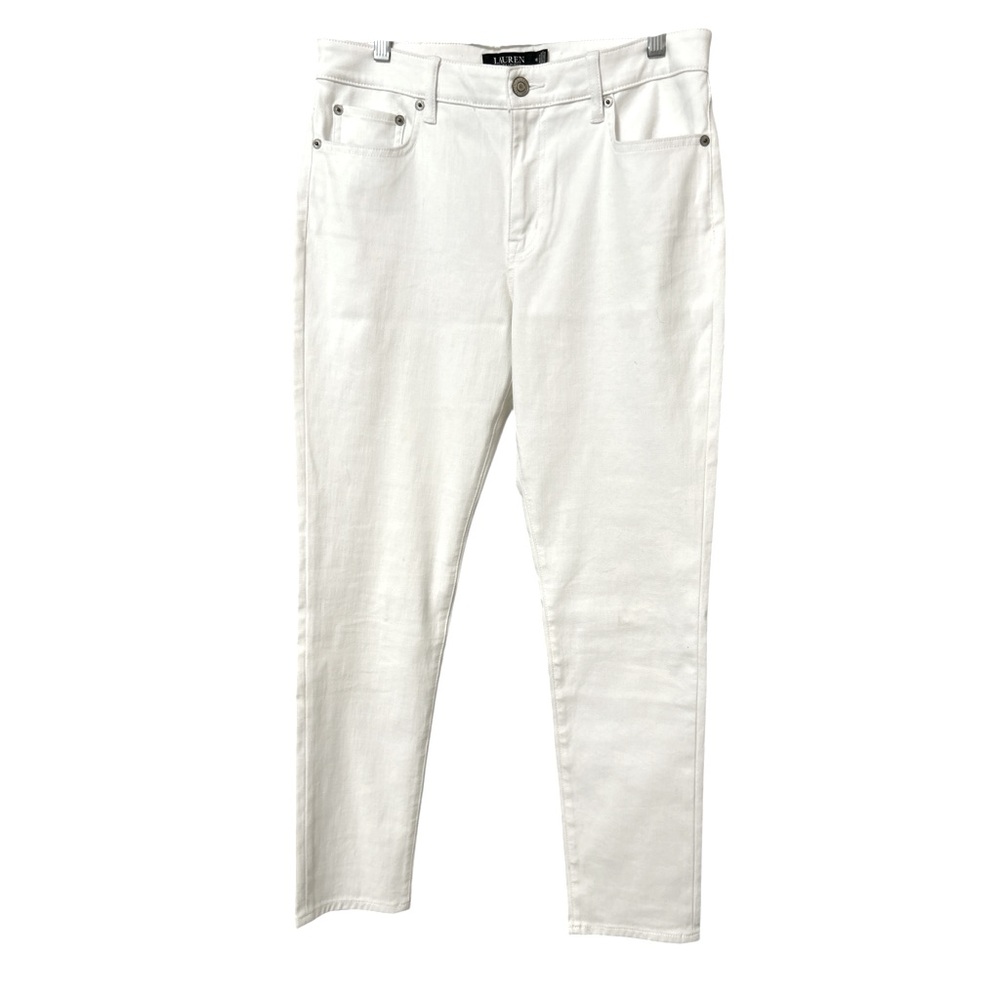 Lauren Ralph Lauren RLL women’s size 10 white straight leg jeans